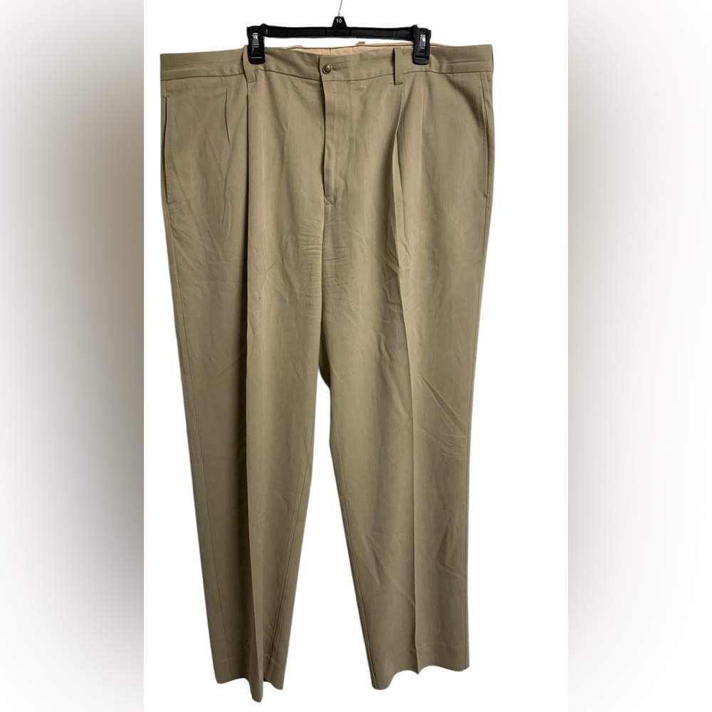 Tommy Bahama 42X32 Silk Coastal Minimalist Dress Pants Tan